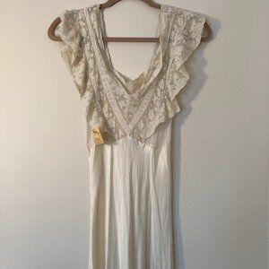 Vintage Silk & Rayon 1930s Dress | Size S